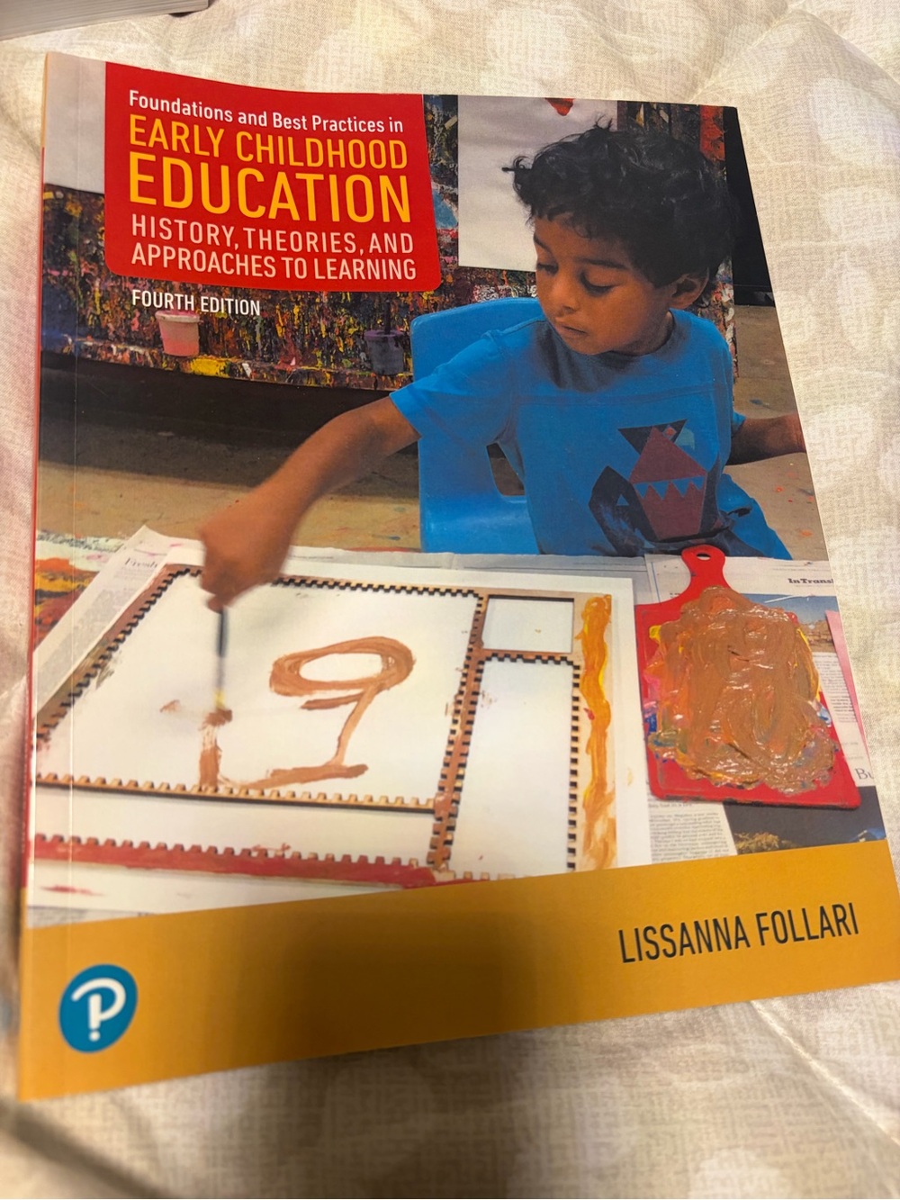 Early Childhood Education Activity Book by Lissanna Follari - Blue Cover